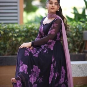 Exquisite Fox Georgette suit.